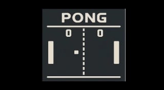 Pong - Classic Pong game. Control your paddle and compete against the CPU. Ball physics with angle reflection based on paddle position.